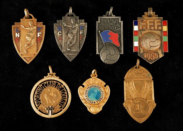 Raymond Kopa's gilt & enamel French First Division