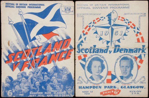 Two Scotland 1951 Festival of Britain internationa
