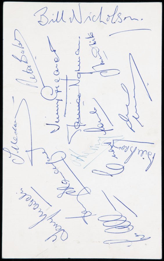 A signed Tottenham Hotspur (v Plymouth Argyle) tra