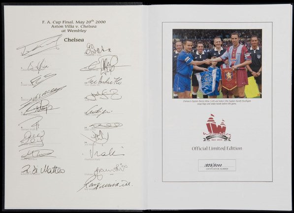 An autographed case bound limited edition of the 2