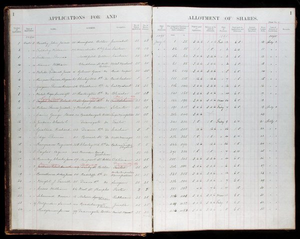Bolton Wanderers FC: a group of ten official recor