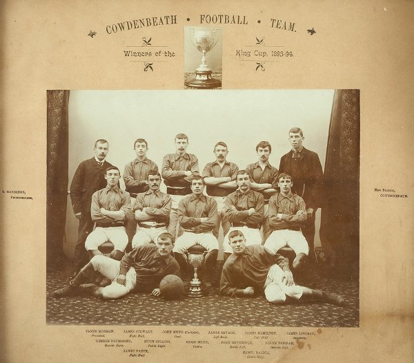 A fine quality b&w photograph of the Cowdenbeath F