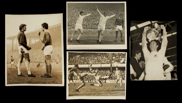 A collection of b&w press photographs mostly datin