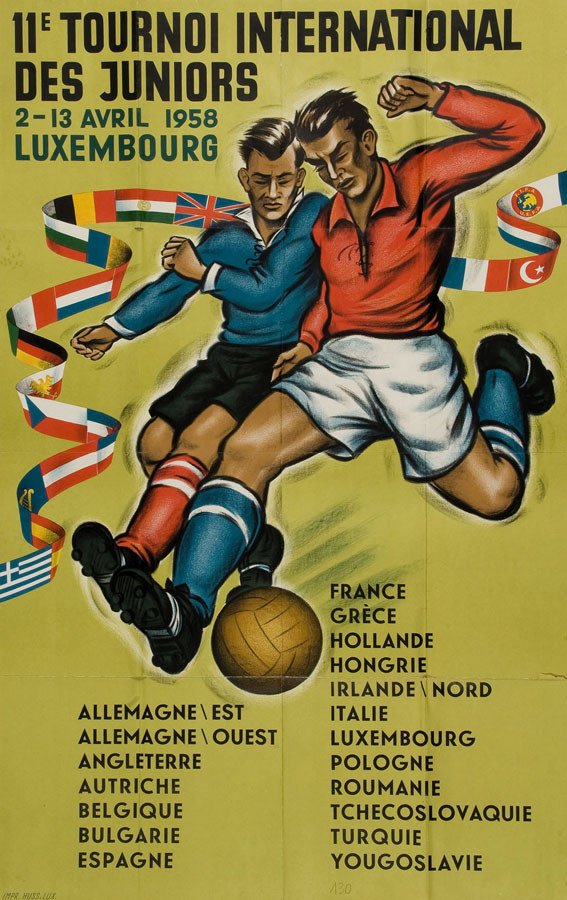A poster for an international youth tournament in