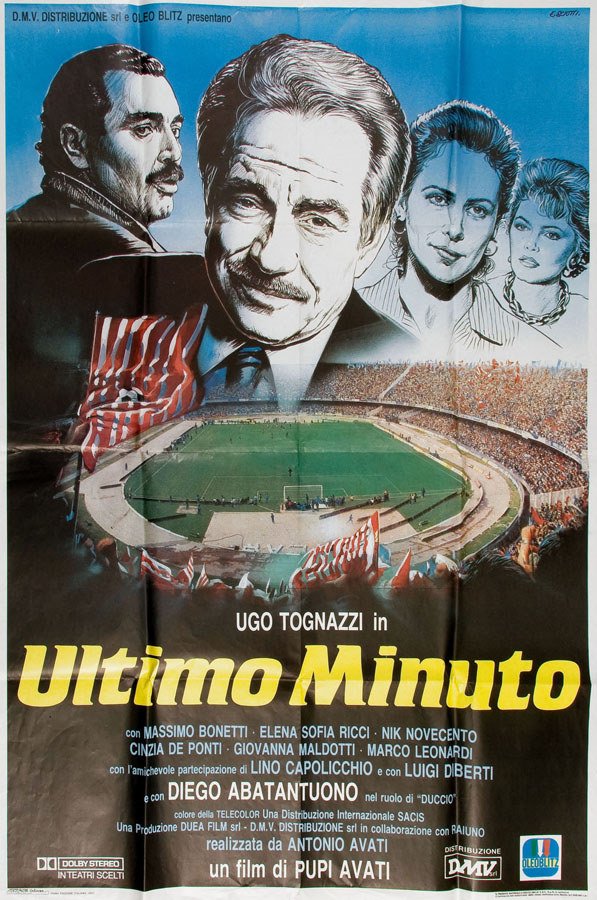 E Scioti ULTIMO MINUTO a large Italian film poster
