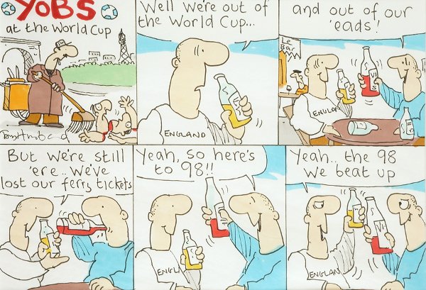 A group of seven original artworks for Private Eye