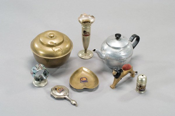 A fine and extensive collection of souvenirs from