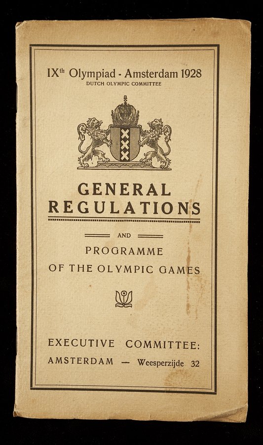 An official General Regulations and Programme of t