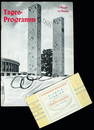 404: Programmes and tickets for the 1936 Berlin Olympic