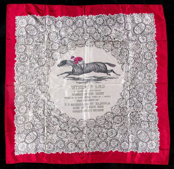 A ladies silk scarf commemorating the victory of the (1 of 1)