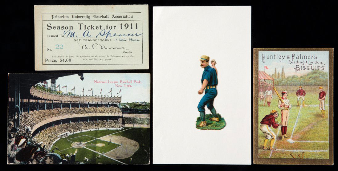 Baseball ephemera circa 1905, postcard of the National (1 of 1)