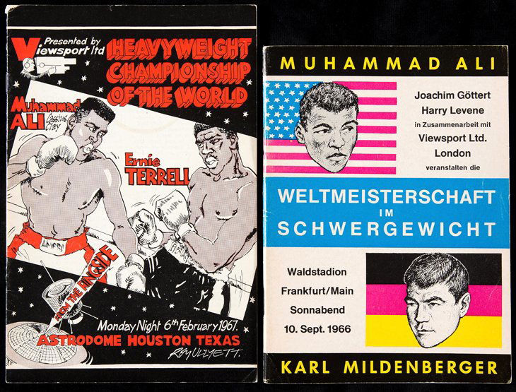 Two Muhammad Ali boxing programmes, v Karl Mildenberger (1 of 1)