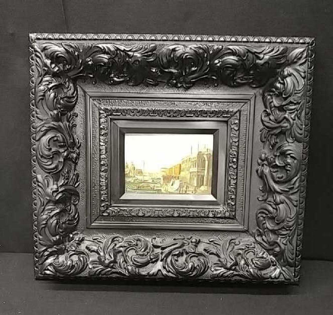 "Grand Canal"  Oil on Board in Remarkable Frame (1 of 4)