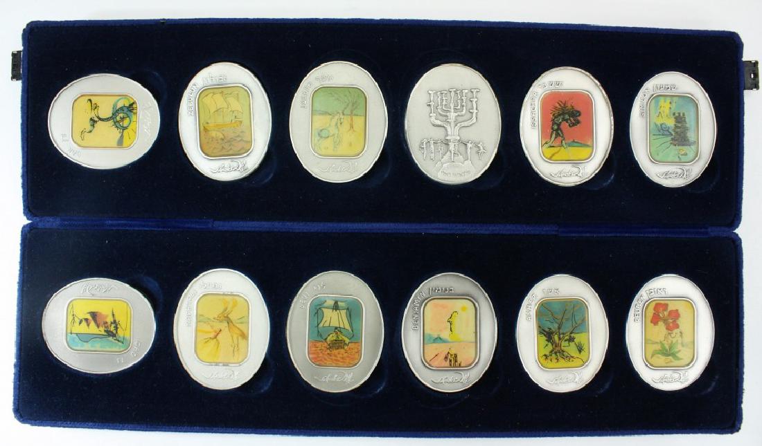 Set of Pure Silver Medals, Salvador Dali, the Twelve (1 of 3)