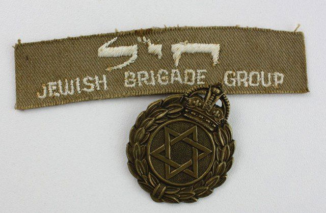 Cloth Tag and a Badge of a Military Rabbi of the Jewish (1 of 1)