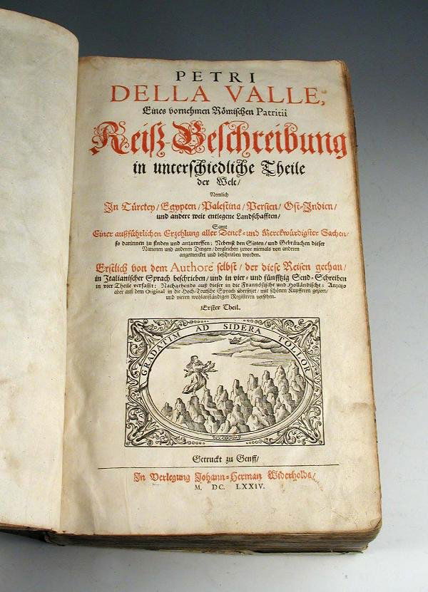 DELLA VALLE. REISS-BESCHREIBUNG