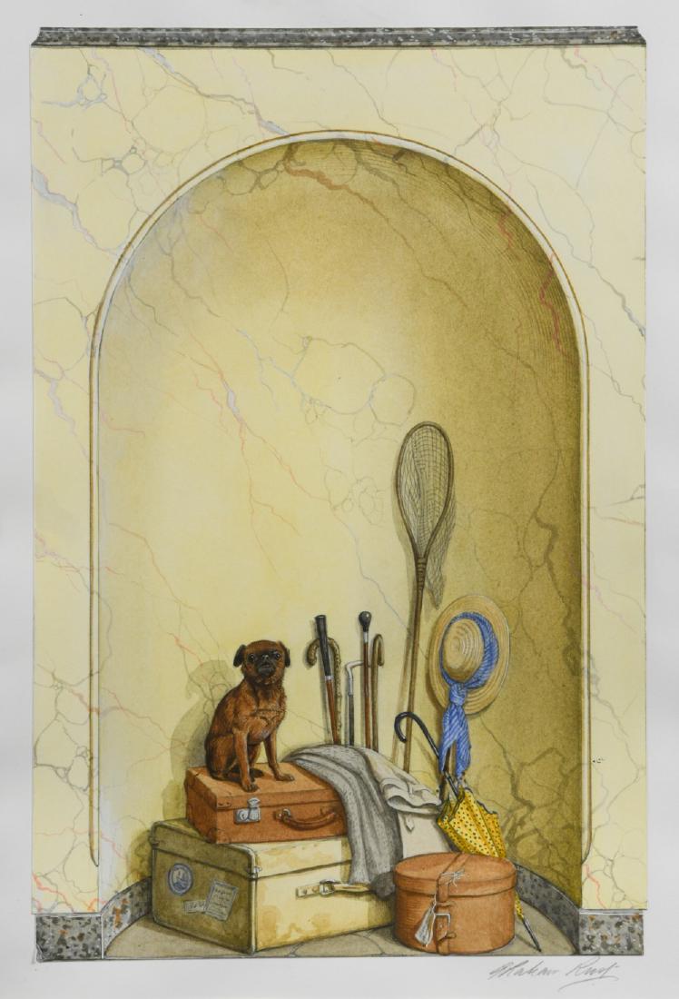 § Graham Rust (British, b.1942) The Lobby Alcove (1 of 5)