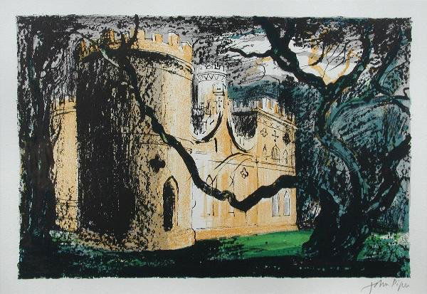 JOHN PIPER, OM, CH (BRITISH, 1903-1992): John Piper, OM, CH (British, 1903-1992) Clytha Castle, 1976 signed lower right "John Piper" colour lithograph 29 x 42cm