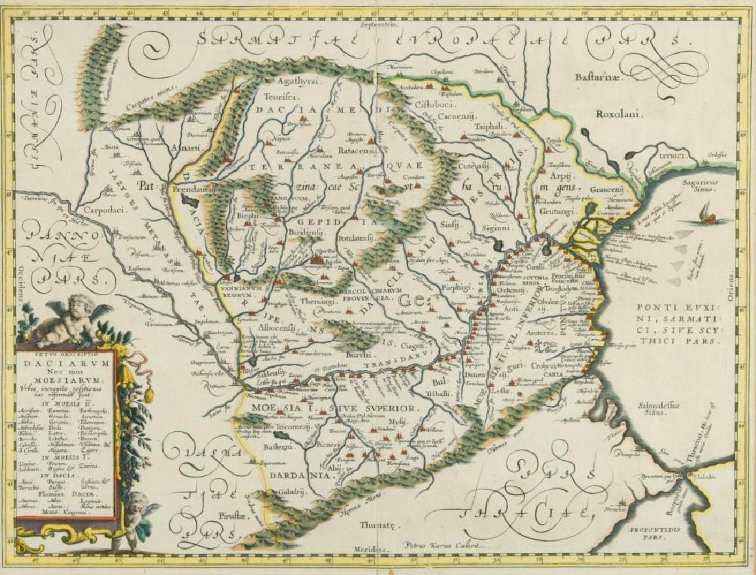 Pieter van den Keere, map of Dacia (1 of 1)