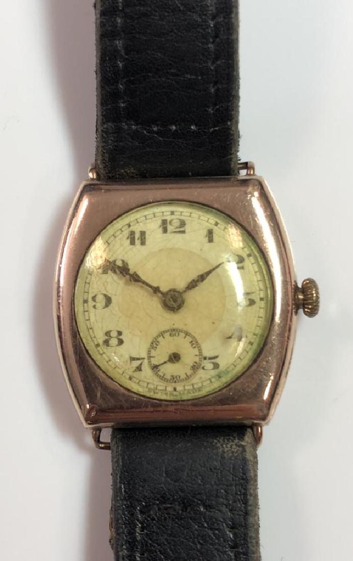 Rolex - A 9ct gold gentleman's wristwatch, (1 of 5)