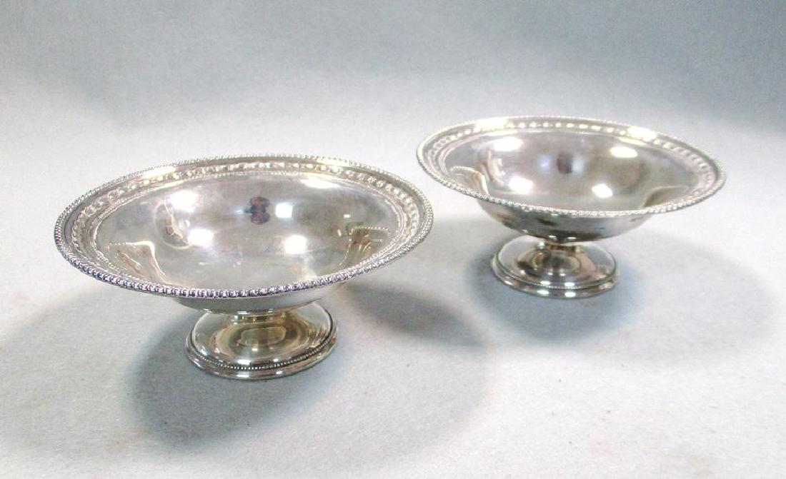 A pair of Victorian silver bonbon dishes, (1 of 4)