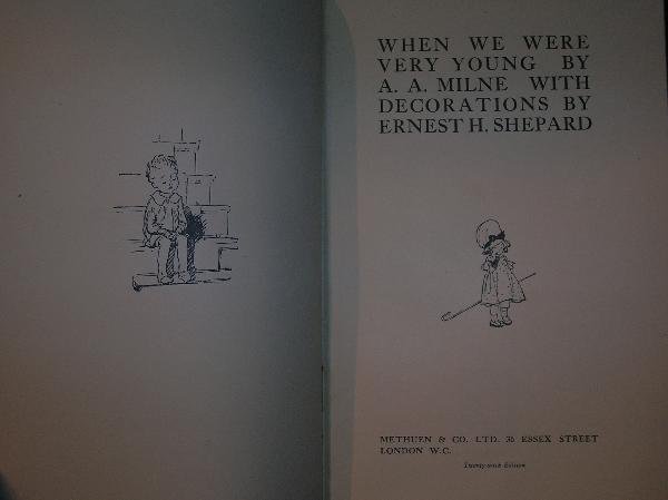 MILNE (A.A.) NOW WE ARE SIX, FIRST EDITION - 5