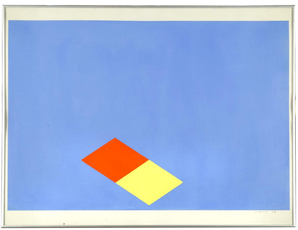 § Marc Vaux (British, b.1932) Untitled abstract signed: § Marc Vaux (British, b.1932) Untitled abstract signed and dated 'Vaux / 68' (lower right) gouache 51 x 69cm (20 x 27in)