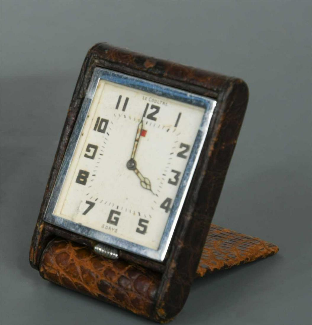 A 1930's Le Coultre travelling alarm clock, (1 of 1)