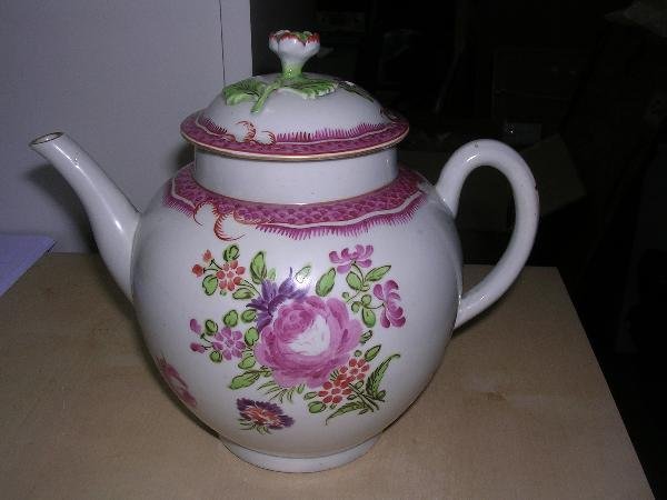 A TEA POT AND COVER - 2