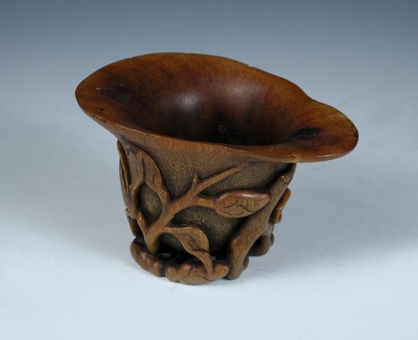 A HORN LIBATION CUP