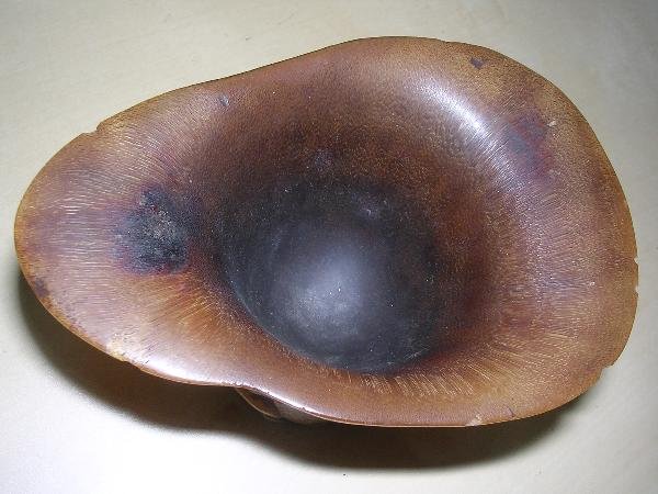 A HORN LIBATION CUP - 4