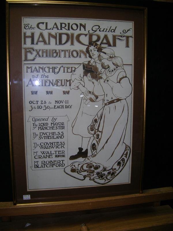 THE CLARION GUILD OF HANDICRAFT EXHIBITION POSTER