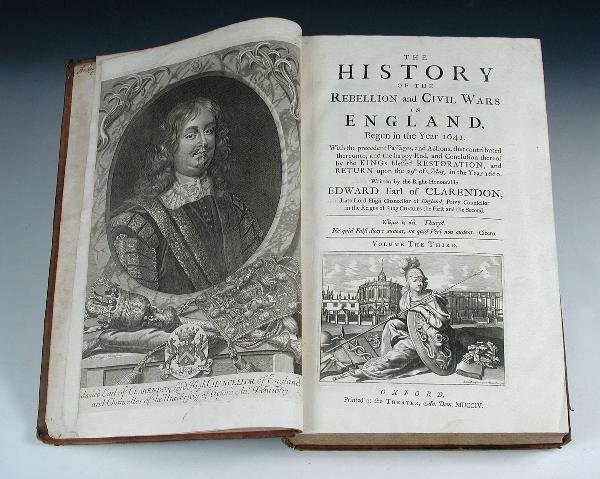 CLARENDON (EDWARD EARL OF) THE HISTORY OF THE REBE