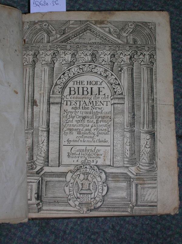 BINDING. THE HOLY BIBLE CONTAINING THE OLD - 3
