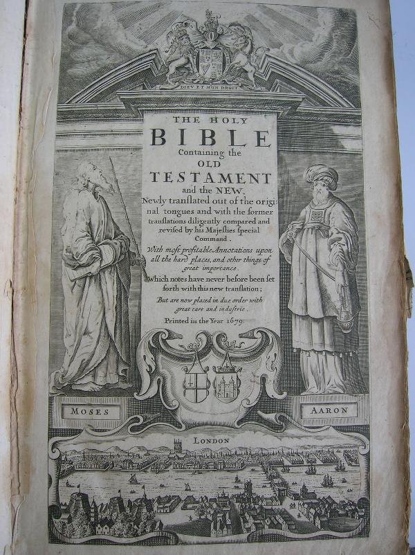 THE HOLY BIBLE CONTAINING THE OLD TESTAMENT AND TH - 4