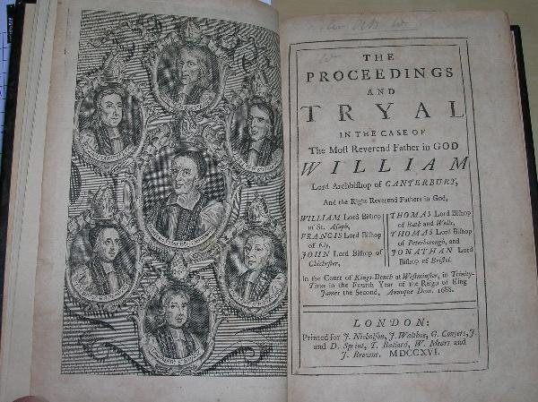 SANCROFT (WILLIAM) THE PROCEEDINGS AND TRYAL - 3