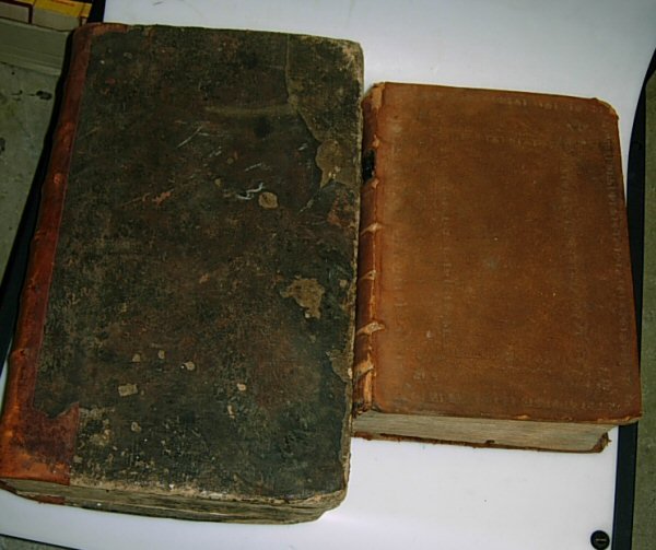 TWO BIBLES. HOLY BIBLE CONTAINING THE OLD TESTAMEN - 2