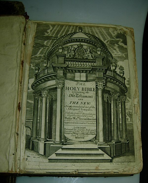 TWO BIBLES. HOLY BIBLE CONTAINING THE OLD TESTAMEN - 3