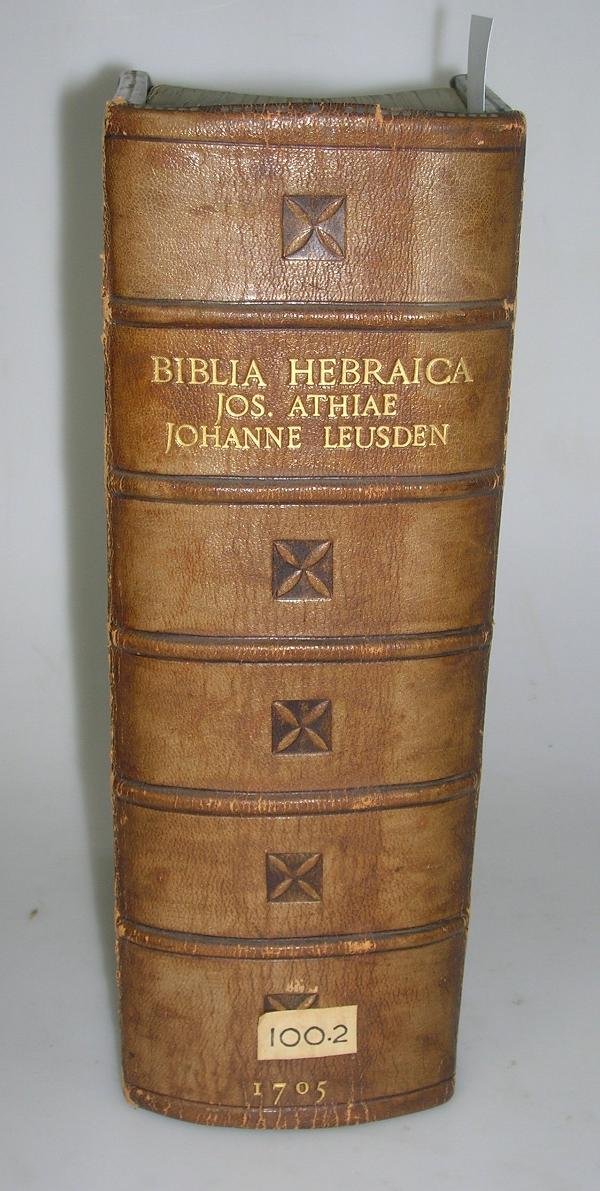 HEBREW BIBLE. ATHIAE (JOS) AND LEUSDEN (JOHANNE) B - 4