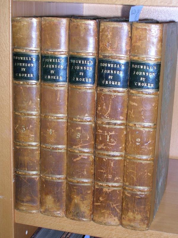 BOSWELL (JAMES) THE LIFE OF SAMUEL JOHNSON INCLUDI