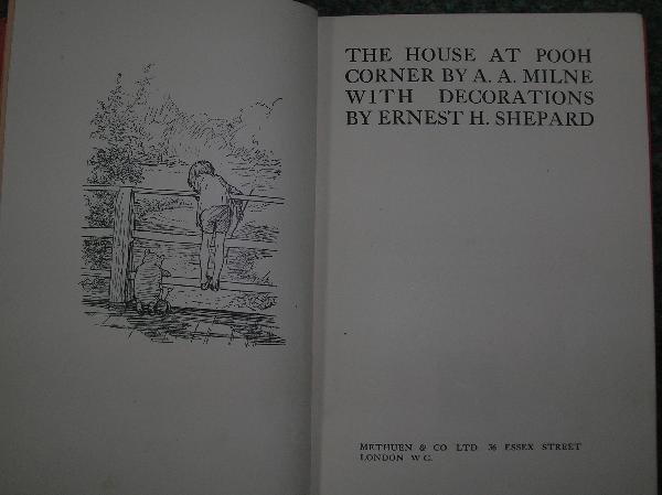 MILNE (A.A) THE HOUSE AT POOH CORNER, FIRST EDITIO - 6