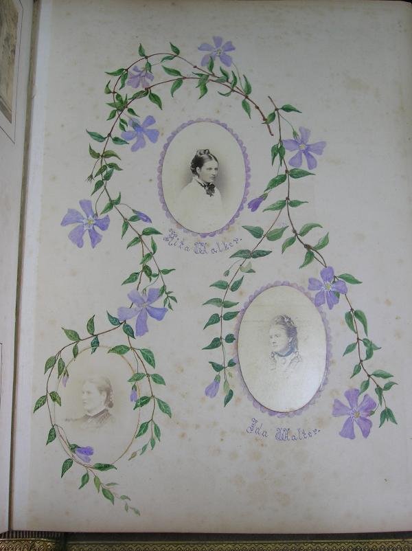 A 'SORRENTO' INLAID OLIVE-WOOD PHOTOGRAPH ALBUM, - 5