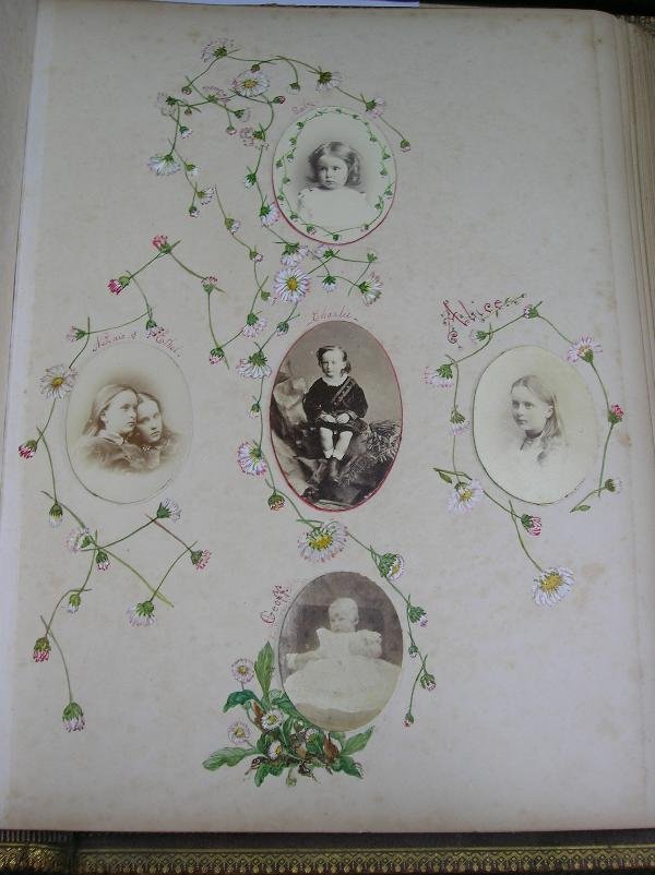 A 'SORRENTO' INLAID OLIVE-WOOD PHOTOGRAPH ALBUM, - 6