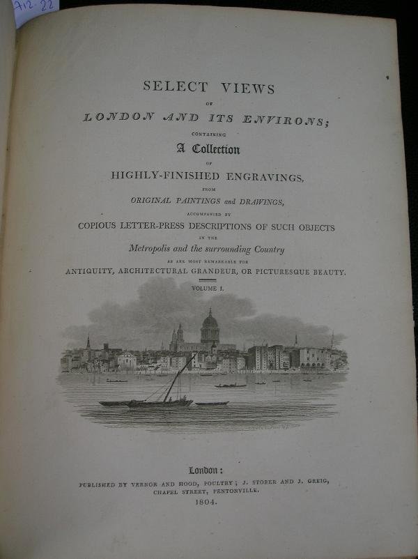 LONDON. SELECT VIEWS OF LONDON AND ITS ENVIRONS, 2 - 2