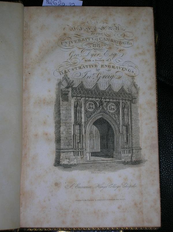 DYER (GEORGE) HISTORY OF THE UNIVERSITY AND - 3