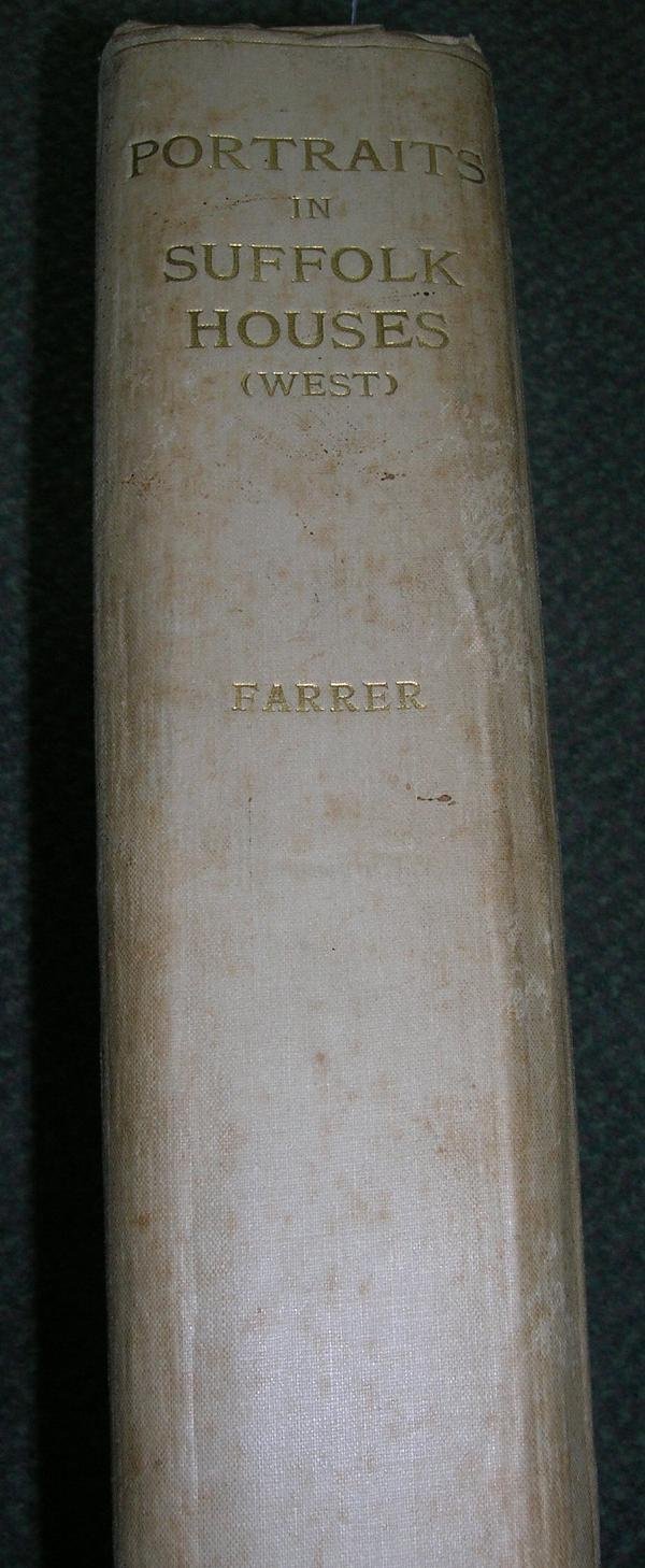 FARRER (REV E) PORTRAITS IN SUFFOLK HOUSES (WEST), - 2