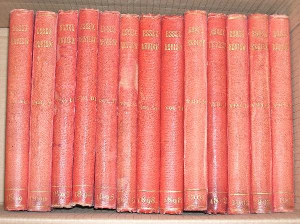 FITCH (EDWARD A) EDITOR THE ESSEX REVIEW: AN ILLUS