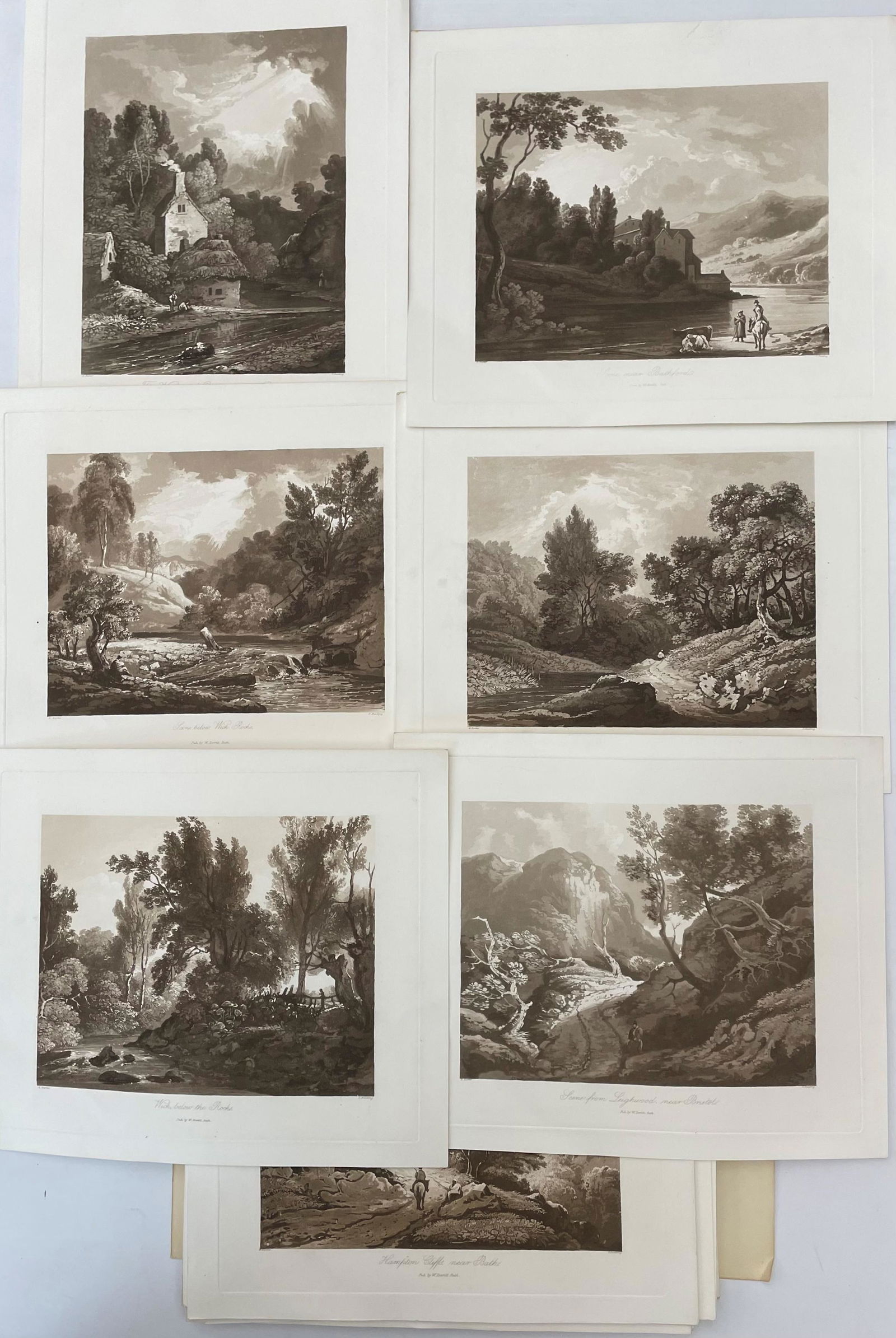 Benjamin Barker, English Landscape Scenery, a series of forty eight aquatint engravings by Theodore (1 of 2)