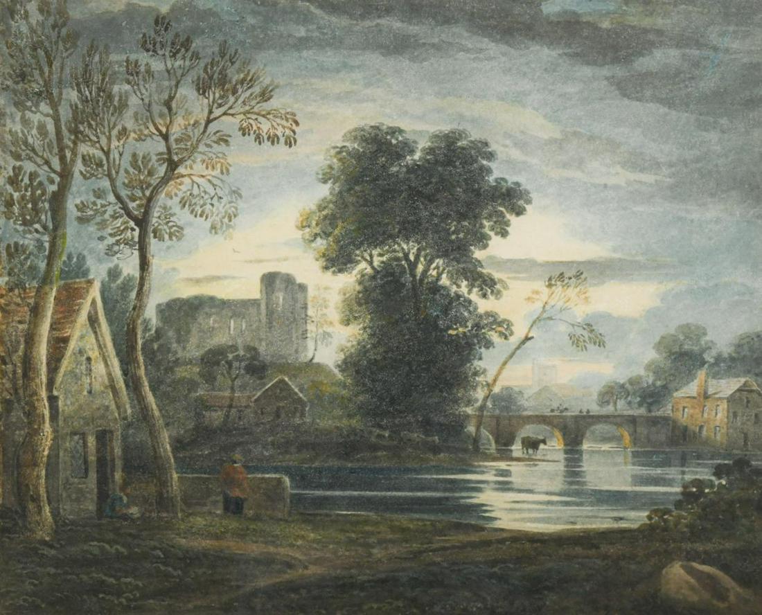 John Varley, OWS (British, 1778-1842): John Varley, OWS (British, 1778-1842) View of Brecon Castle, South Wales watercolour on paper 21.5 x 26.5cm Provenance: With The Leger Galleries, London, 1966