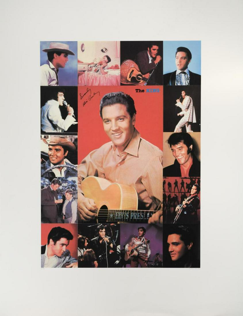 § Sir Peter Blake CBE, RDI, RA (1932-): § Sir Peter Blake CBE, RDI, RA (1932-) K is for King signed 'Peter Blake' (lower right); numbered 61/95 silkscreen, unframed 102.5 x 77.5cm